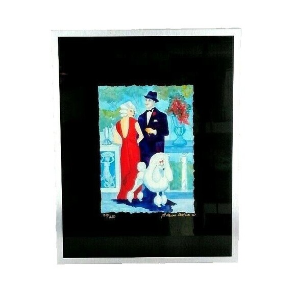 COA Elaine DeNiro "Fashion Accessory " Signed Fine Art Deco Art Print Gicle'e - Picture 3 of 6